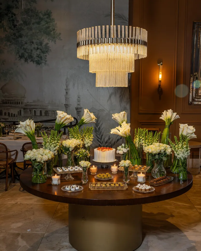 Mesa de doces em evento